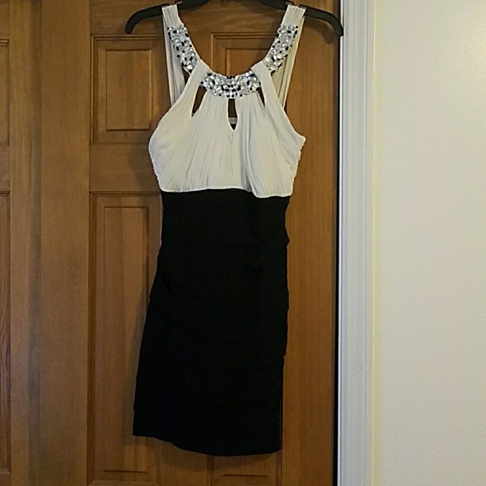 Black and white formal dress. Only ever worn twice